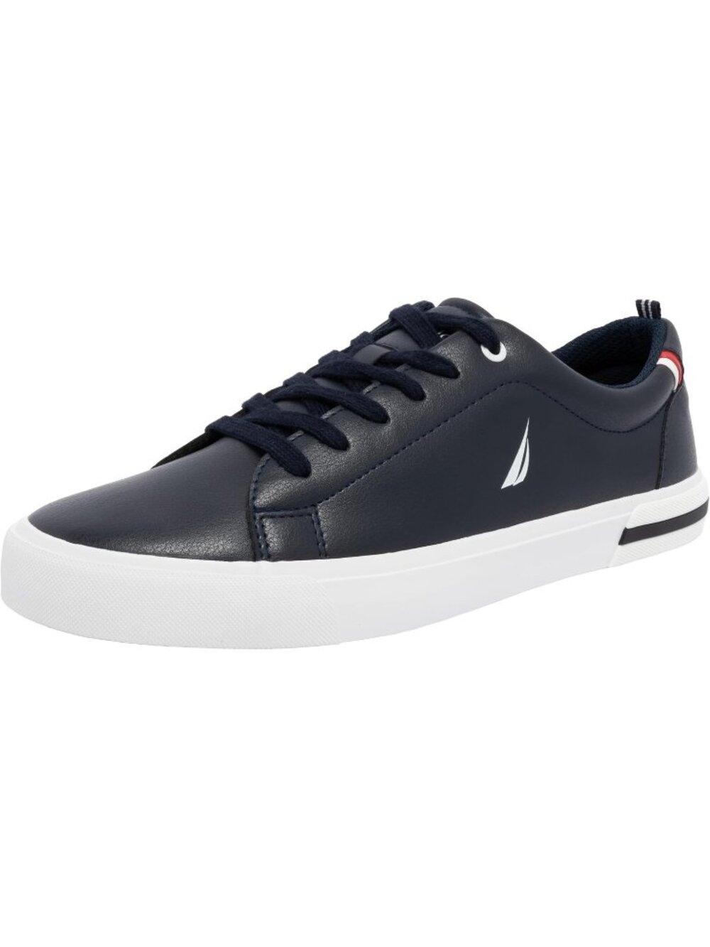 Nautica Men's Navy Square Toe Classic Lace Up Low Top Fashion Sneakers